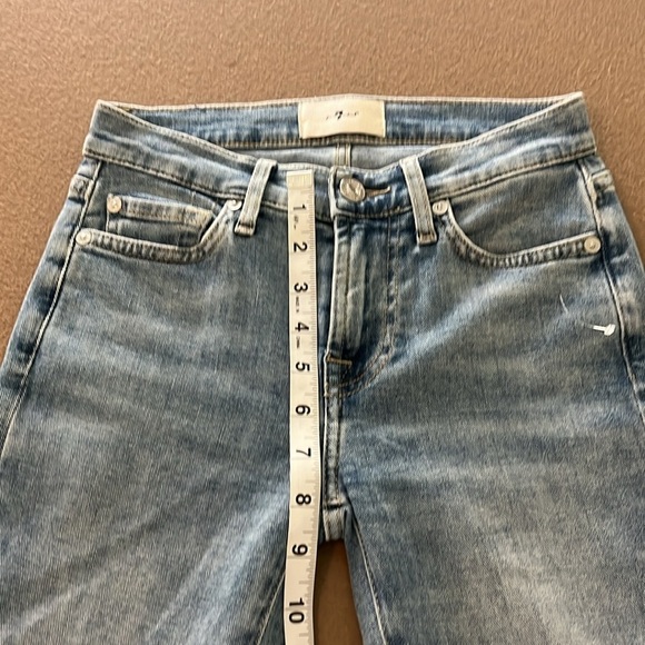 7 FOR ALL MANKIND NWOT Roxanne Ankle Jeans in Bailly - size 24 - Picture 15 of 16